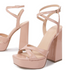Criss Cross Chunky Heels